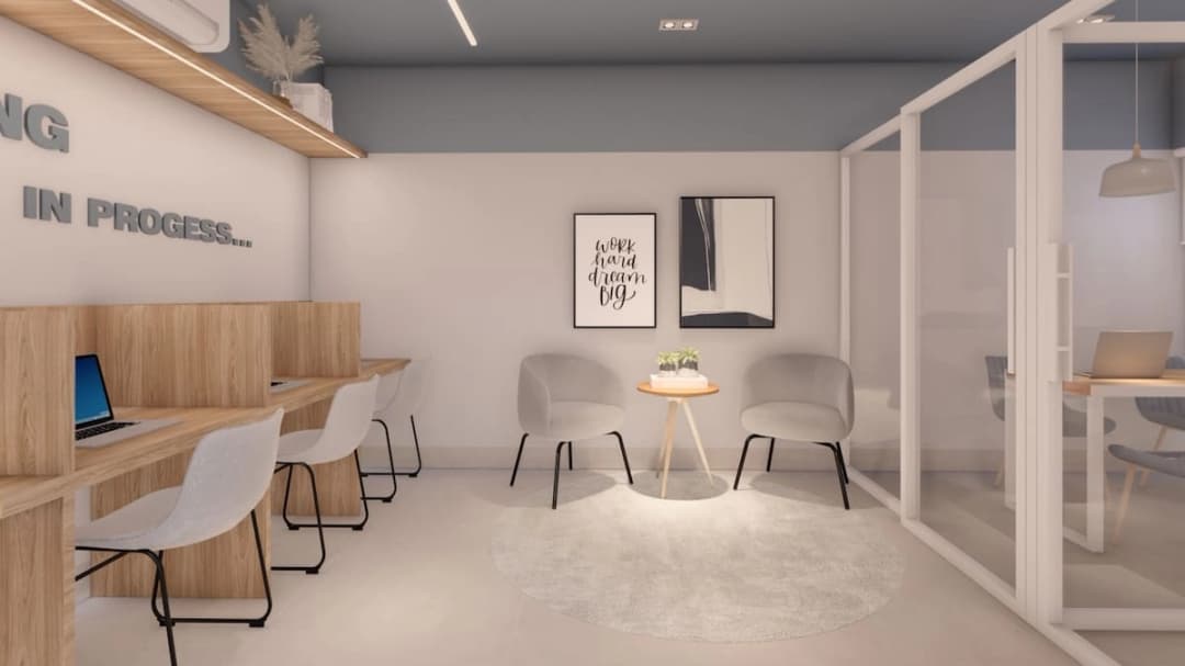 Sala de reuniões Coworking
