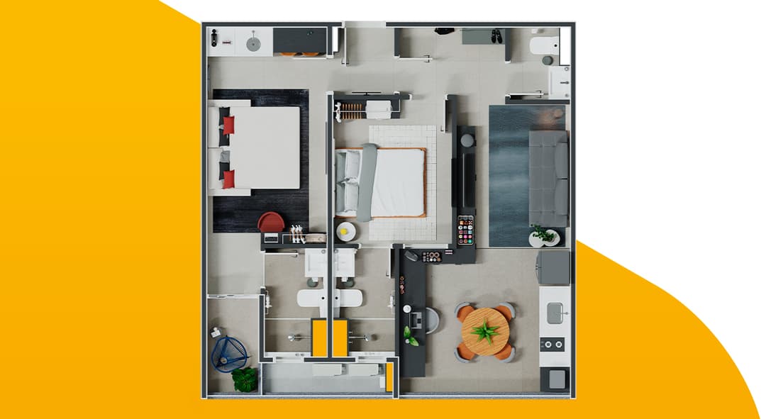 Planta DUO: entenda o conceito exclusivo em Bauru